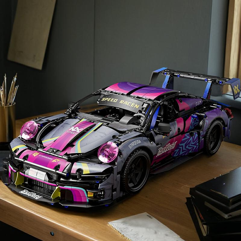 911 Porsche Cyberpunk Klocki Zabawki Modeli Zdalnie Sterowanych Super Samochodów Dla Dzieci Chłopców 8+  |  Zabawki Do Składania Z Klocków Dla Dzieci Zabawki Do Składania Z Klocków Dla Dzieci Zabawki Do Składania Z Klocków Dla Dzieci